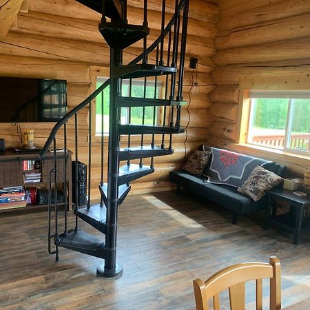 Secluded Log Cabin, 30 Min From Chena Hot Springs Pleasant Valley Exterior photo