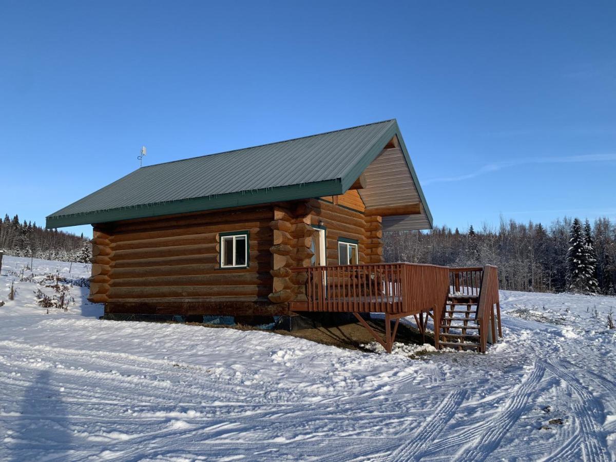 Secluded Log Cabin, 30 Min From Chena Hot Springs Pleasant Valley Exterior photo