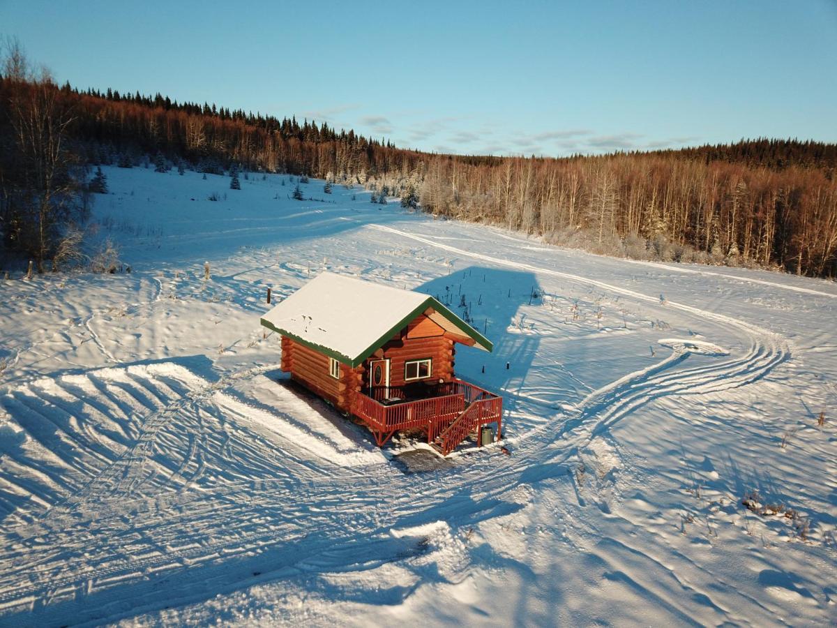 Secluded Log Cabin, 30 Min From Chena Hot Springs Pleasant Valley Exterior photo